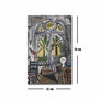 Wallity FAMOUSART-106 de Pablo Picasso en lienzo de ante 45 x 70 cm